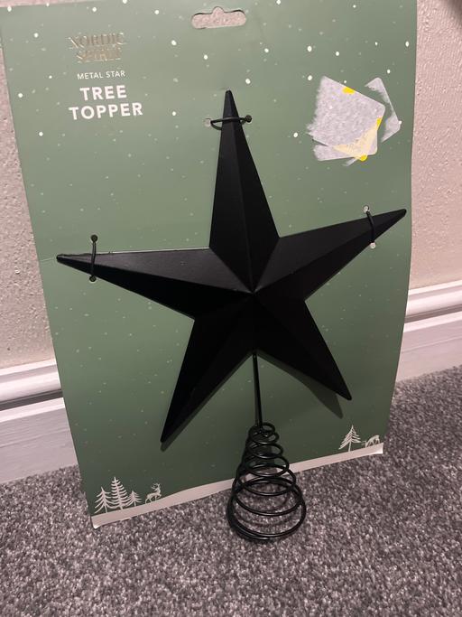 Buy & Sell Conisbrough Doncaster - Photos for Black star new tree topper