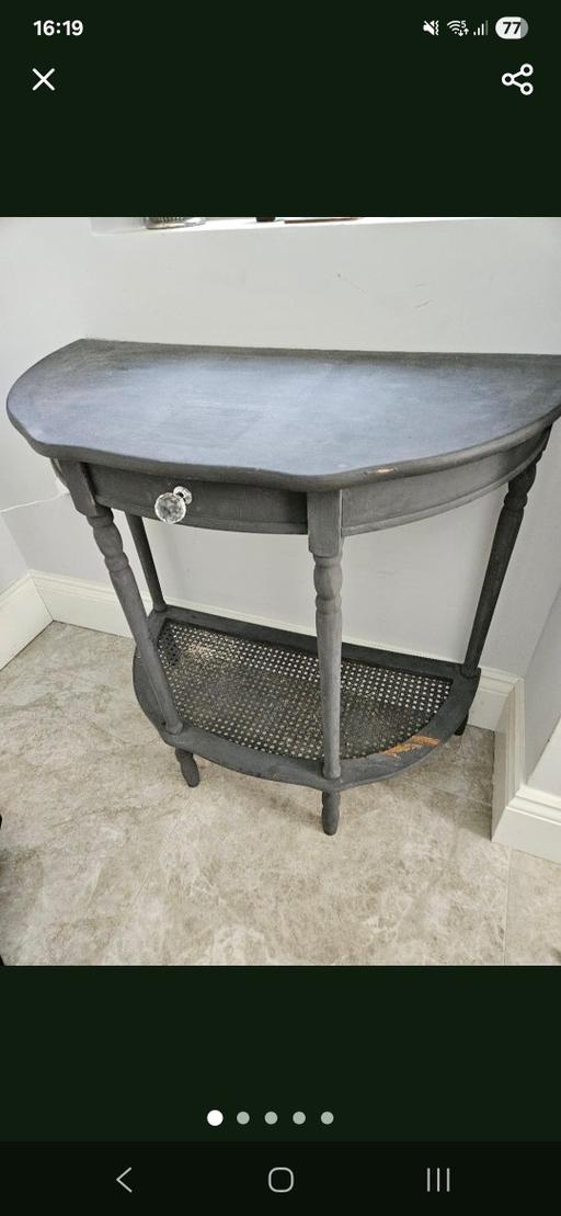 Buy & Sell Handsworth Birmingham - Photos for Grey half moon console table