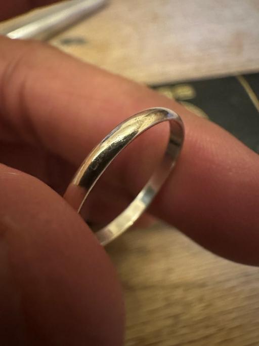 Buy & Sell Saltley Birmingham - Photos for 9CT White Gold Plain Ring Minimalistic 1.02
