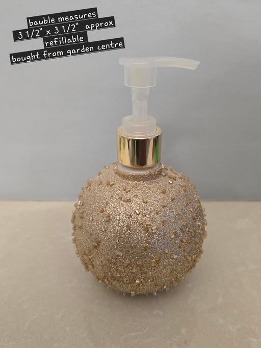 Buy & Sell Oldbury Sandwell - Photos for Glitter globe gold refillable soap dispenser