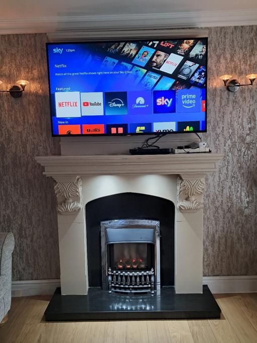 Buy & Sell Aigburth Liverpool - Photos for SONY TV & FIRE SURROUND with black marble 