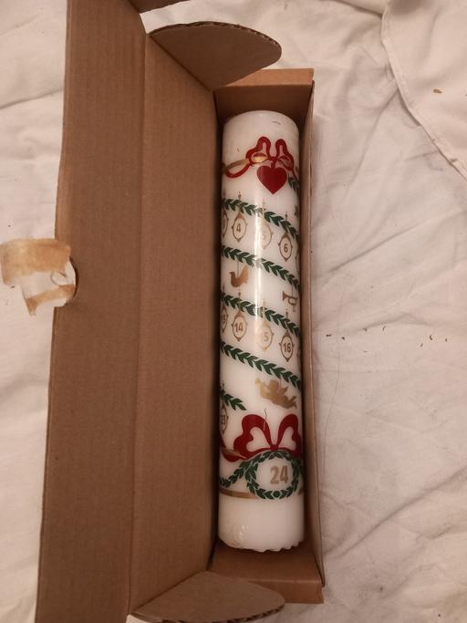 Buy & Sell Ickleton South Cambridgeshire - Photos for Christmas advent pillar candle, brand new