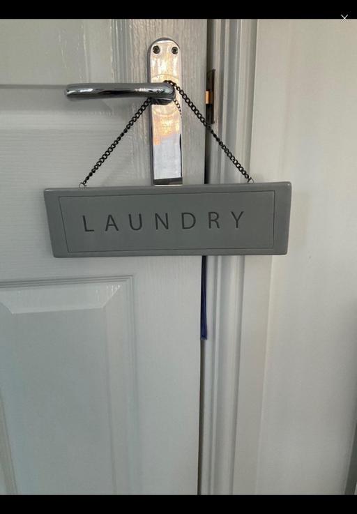 Buy & Sell Telford Way Industrial Estate North Northamptonshire - Photos for Grey ceramic laundry hanging sign
