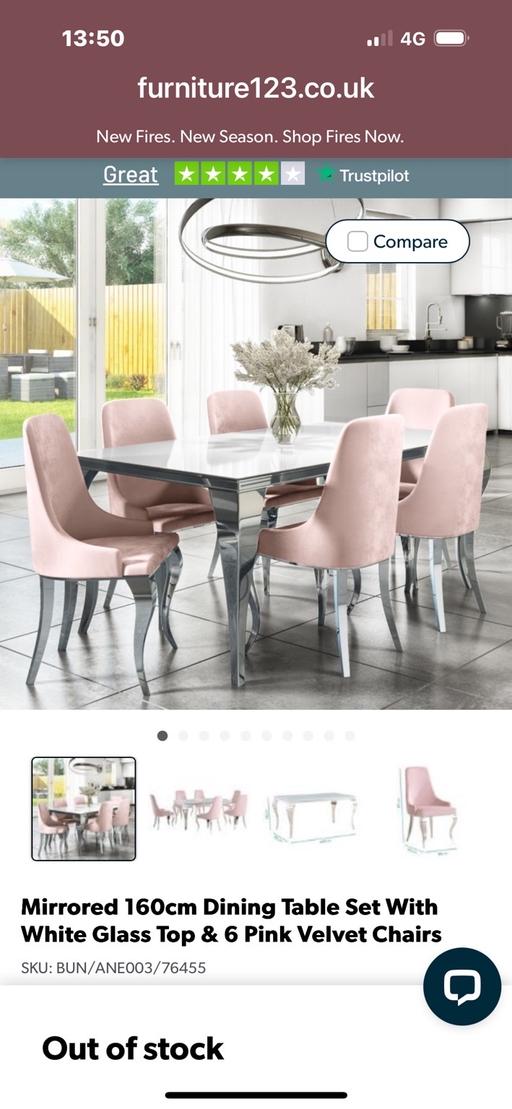 Buy & Sell Edinburgh Airport Edinburgh - Photos for Luxury Dining Table and 4 Chairs