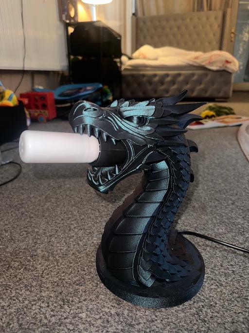 Buy & Sell Whalley Ribble Valley - Photos for Dragon lamp with special moving flame bulb