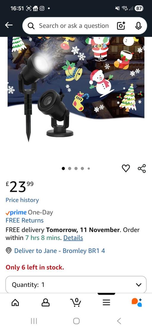 Buy & Sell Catford South East London - Photos for indoor outdoor projectors £15 each