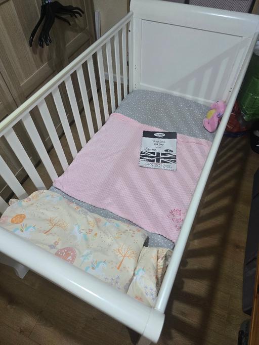 Buy & Sell Weoley Castle Birmingham - Photos for COTBED OBABY Stamford Classic Sleigh cotbed
