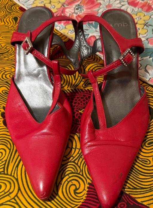 Buy & Sell Long Eaton Erewash - Photos for KMB RED PLATFORM SHOES