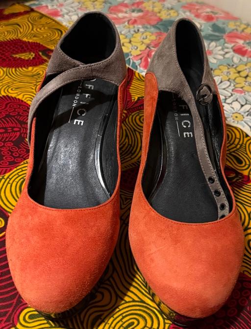 Buy & Sell Long Eaton Erewash - Photos for Office red platform shoes