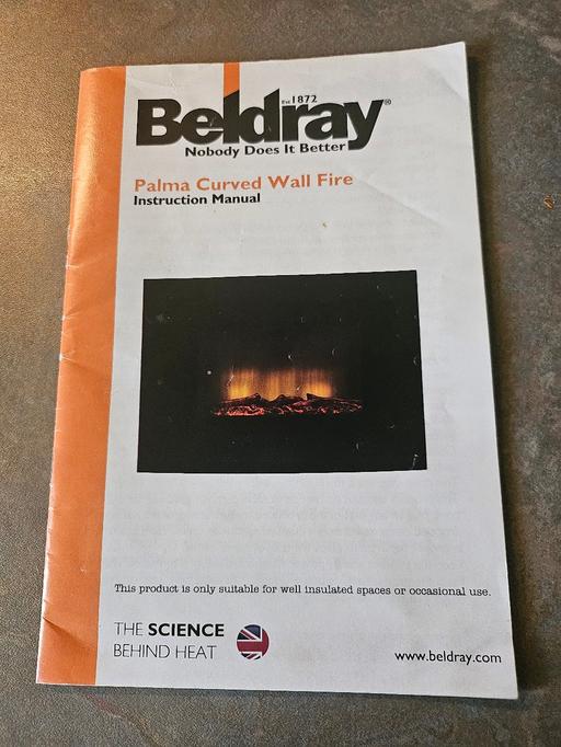 Buy & Sell Ossett Wakefield - Photos for Beldray curved electric wall fire