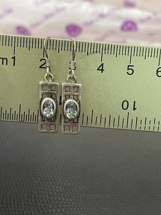 Buy & Sell Upper Edmonton North London - Photos for Aquamarine silver earrings