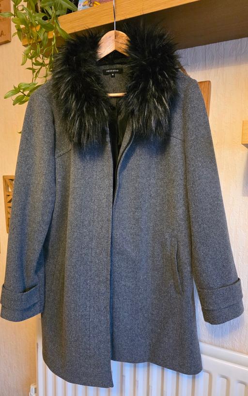 Buy & Sell Wolverhampton West Midlands - Photos for Brand New Peacocks Women’s Grey Coat with Fau