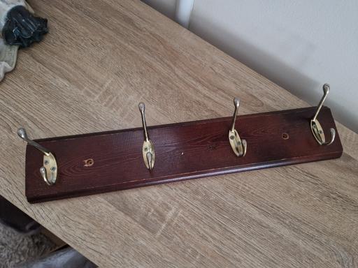 Buy & Sell Hall Green Birmingham - Photos for mahogany wooden coat hooks gold hooks