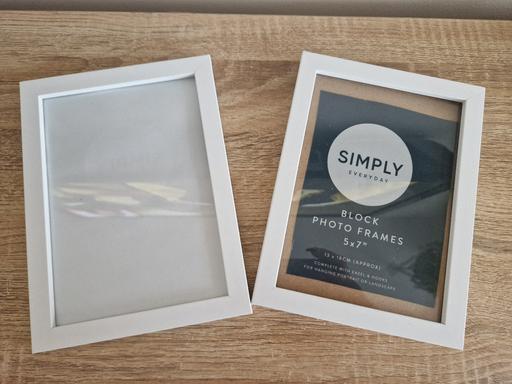 Buy & Sell Hall Green Birmingham - Photos for set of 2 white 5x7 photo frames