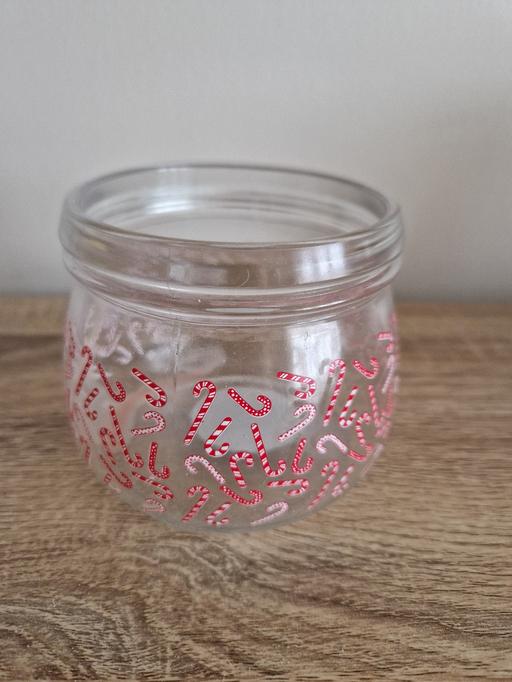 Buy & Sell Hall Green Birmingham - Photos for clear glass candycane print candle holder jar