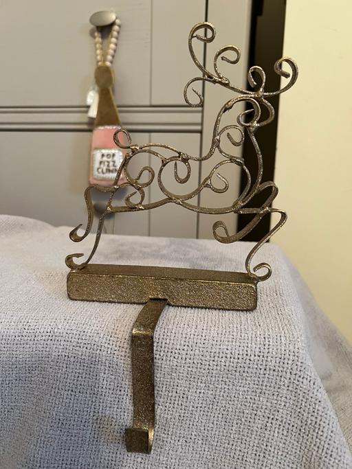 Buy & Sell Easington Lane Sunderland - Photos for Metal Raindeer Hang Up Stocking Hook