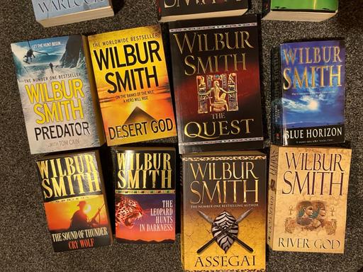 Buy & Sell Forest Town Mansfield - Photos for 11 Wilbur Smith books £2 each