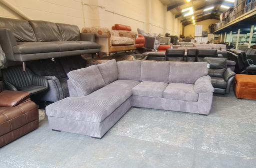 Buy & Sell Pentre Flintshire - Wales - Photos for New Amalfi grey fabric corner sofa