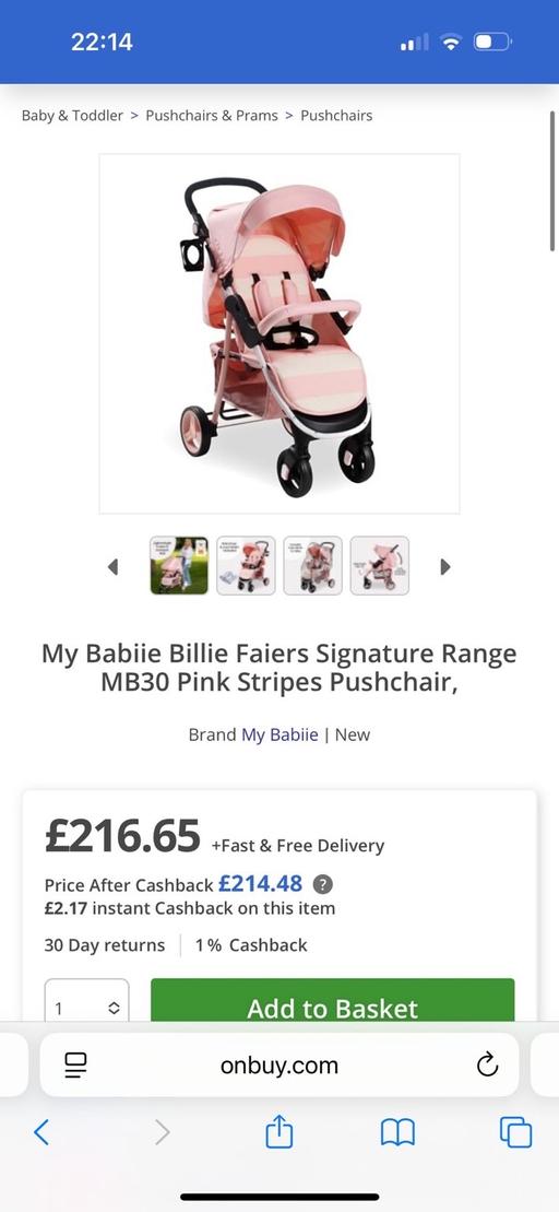 Buy & Sell Leamore Walsall - Photos for BRAND NEW My Babiie Billie Faiers Pushchair