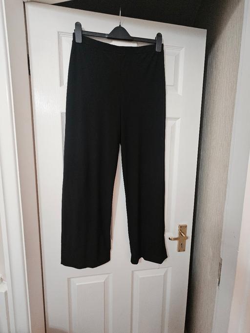 Buy & Sell Newton Doncaster - Photos for Black trousers with elasticated waist.size 10
