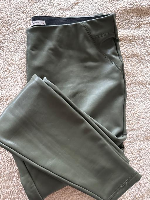Buy & Sell Holly Lane Industrial Estate North Warwickshire - Photos for Khaki leather look jeggings