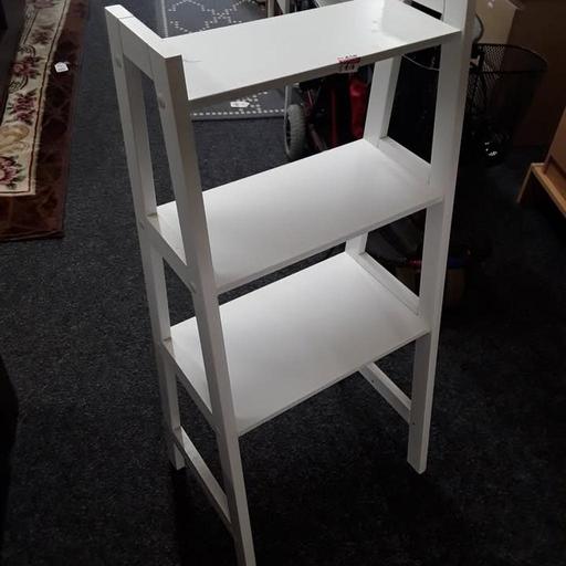Buy & Sell Saint Pauls Trading Estate Tameside - Photos for Small white lightweight open shelf stand