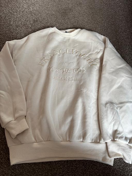 Buy & Sell New Eltham South East London - Photos for Ladies cream sweatshirt M