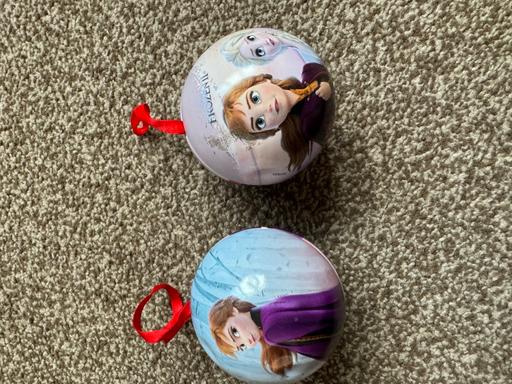 Buy & Sell New Eltham South East London - Photos for 2 reusable frozen Christmas baubles