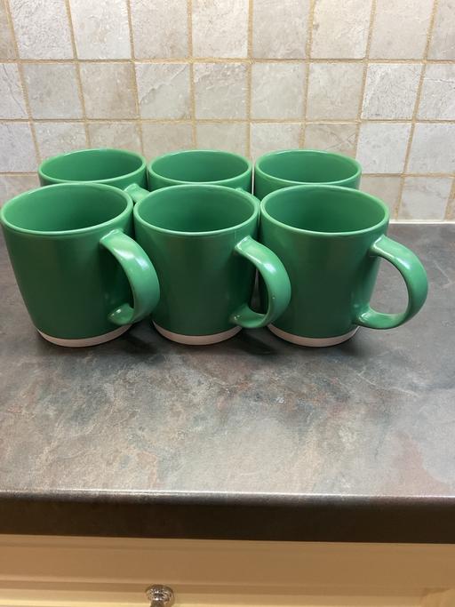 Buy & Sell Liverpool Knowsley - Photos for Forest Green Bisque Mugs x 6