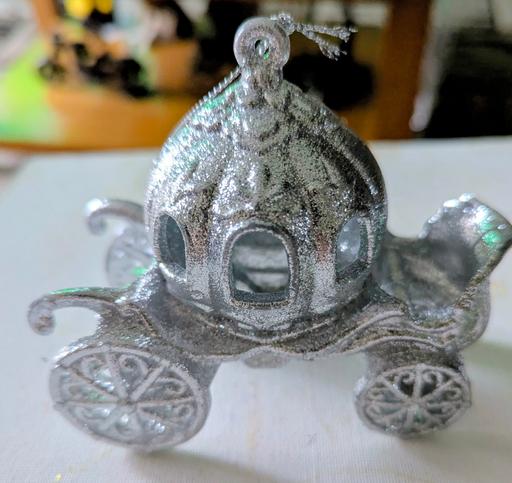 Buy & Sell Georgetown Blaenau Gwent - Photos for Christmas Noel Silver Glittered Coach Decorat