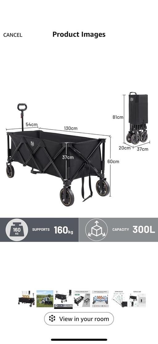 Buy & Sell Abbey Road North West London - Photos for 54*130 heavy duty trolley