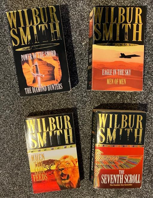 Buy & Sell Forest Town Mansfield - Photos for 4x Wilbur Smith books £1 each