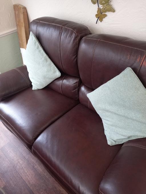 Buy & Sell Scraptoft Harborough - Photos for Real leather recliner sofa