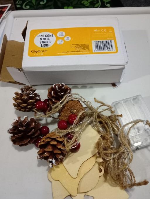 Buy & Sell Horncastle East Lindsey - Photos for new box of PINE CONE STRING LIGHTS