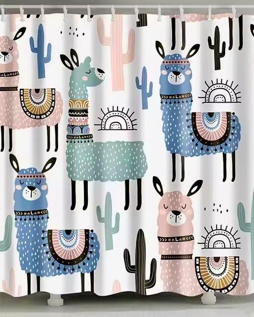 Buy & Sell Islington North London - Photos for Alpaca Pattern Shower Curtain