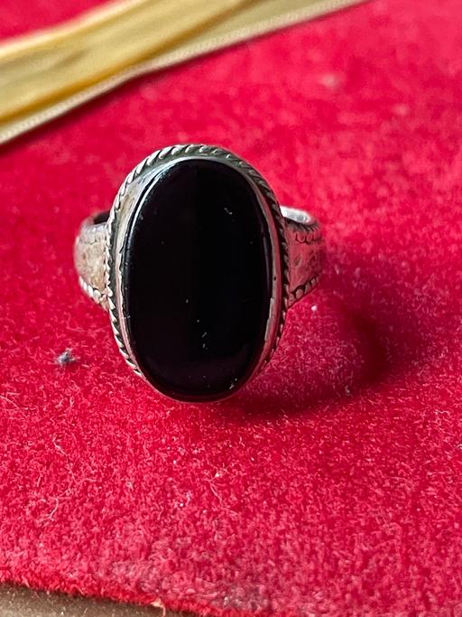 Buy & Sell Enfield Wash Enfield - Photos for Black onyx vintage silver ring