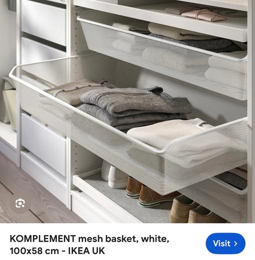 Buy & Sell Binley Coventry - Photos for IKEA 4 double wardrobe wire baskets