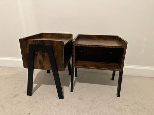 Buy & Sell Hamstead Industrial Estate Birmingham - Photos for Pair of Wooden Side Tables