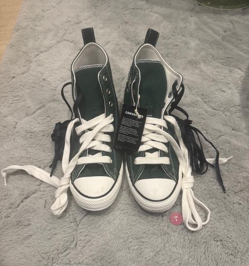 Buy & Sell Stowmarket Mid Suffolk - Photos for Dark Green Unisex Converse All Star Shoes