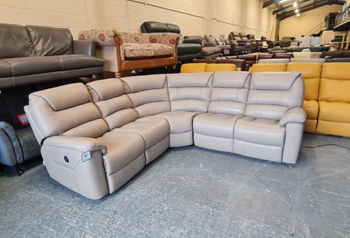Buy & Sell Pentre Flintshire - Wales - Photos for Staten cream leather electric corner sofa