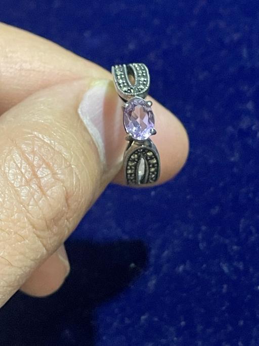 Buy & Sell Enfield Wash Enfield - Photos for Amethyst & marcasite silver ring