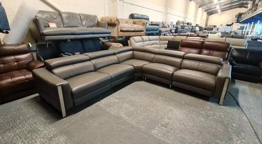 Buy & Sell Pentre Flintshire - Wales - Photos for Torres grey leather electric corner sofa
