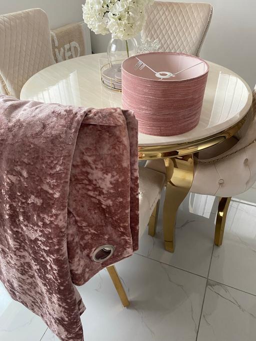 Buy & Sell Coventry City Centre Coventry - Photos for Pink velvet curtains and lamp shade