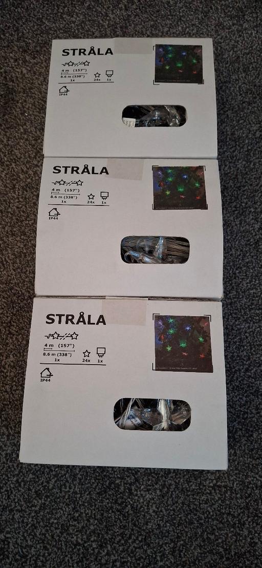 Buy & Sell Dudley Port Sandwell - Photos for Multi Colour Star Christmas Lights x3 boxes
