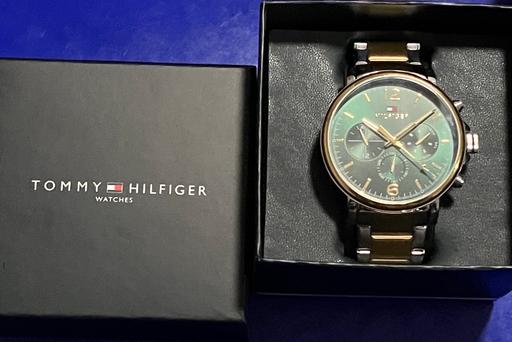 Buy & Sell Yeovil Somerset - Photos for Tommy Hilfiger Green Dial Two Tone Watch