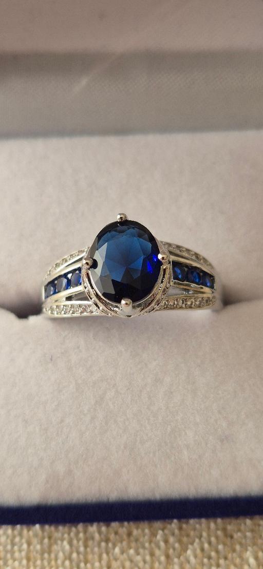 Buy & Sell Golders Green North West London - Photos for 925 Silver Ladies Ring with a Blue Zirconia