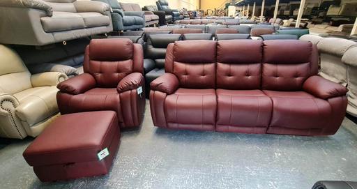 Buy & Sell Pentre Flintshire - Wales - Photos for La-z-boy red leather sofa set