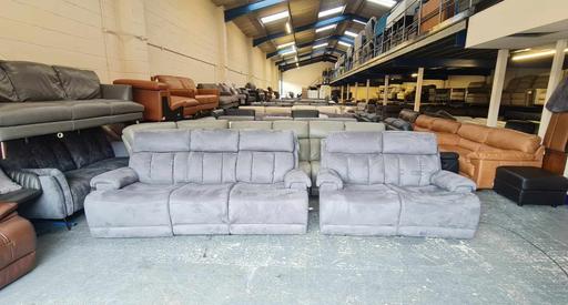 Buy & Sell Pentre Flintshire - Wales - Photos for La-z-boy grey fabric electric sofas