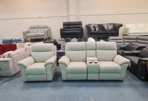 Buy & Sell Pentre Flintshire - Wales - Photos for La-z-boy cream leather sofa set