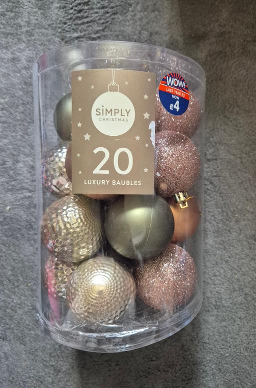 Buy & Sell Crumpsall Manchester - Photos for new Xmas 20pk Mixed Colour Baubles